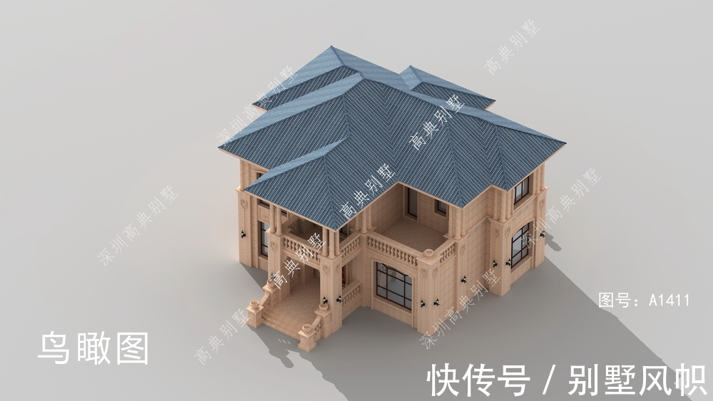外观|简欧农村别墅，外观大气，与乡村环境完美融合。