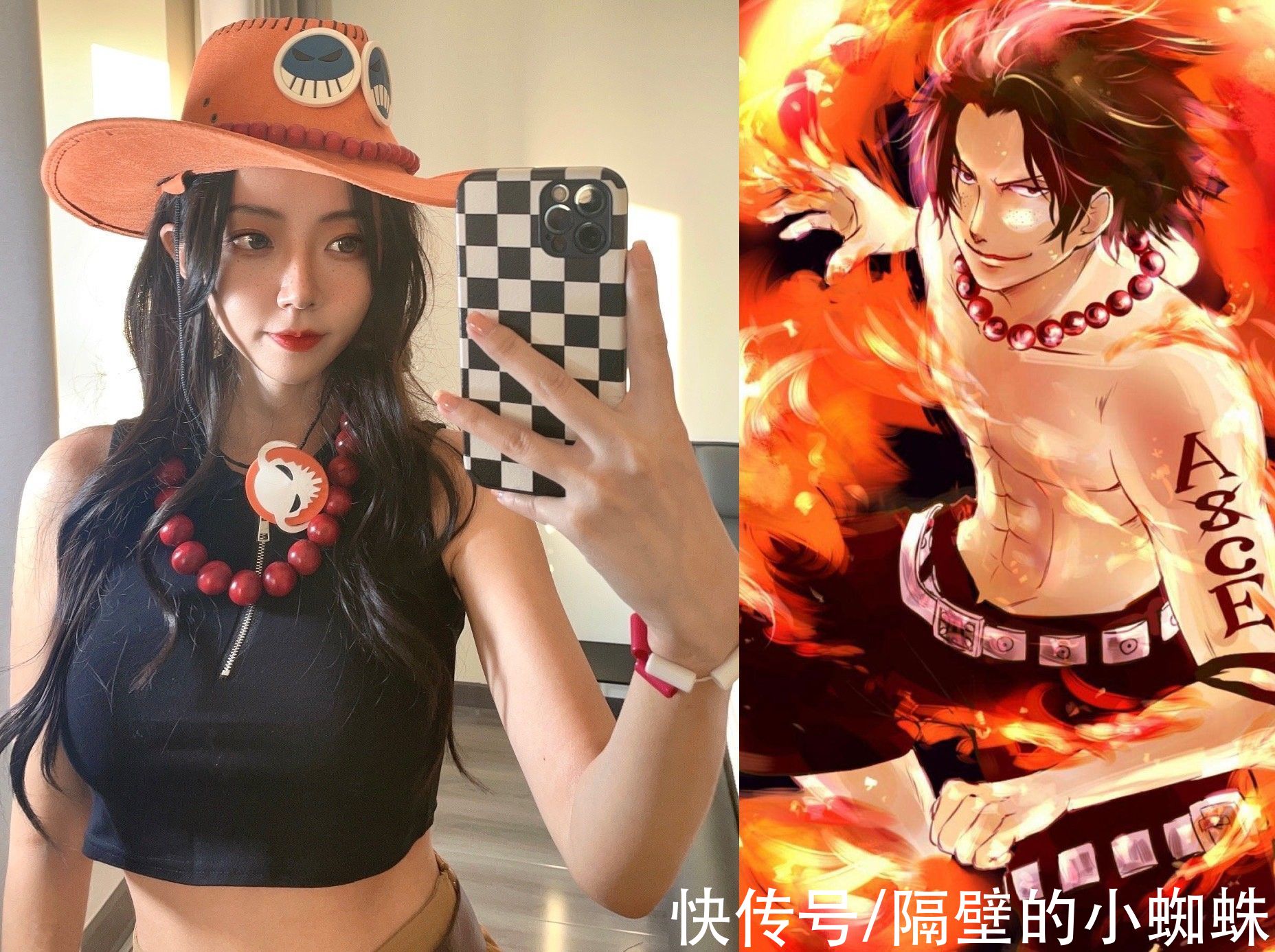 明哥|海贼王：美女cos五位男角色！画风突变，又美又妖艳