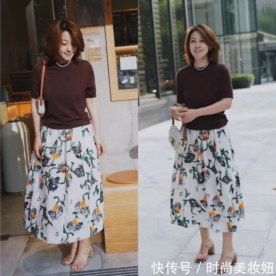 姐姐|气质好并不是只靠颜值,这位40岁姐姐靠穿搭赢得优雅,太美了