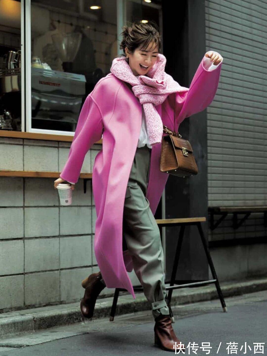 大衣|懂得打扮比身材好重要,瞧日本女人的大衣搭配,优雅时尚又显贵