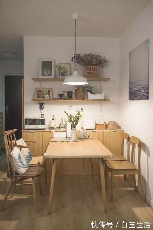 三口之|参观了她的90㎡新家,我被治愈了,入户日式风,幸福的三口之家