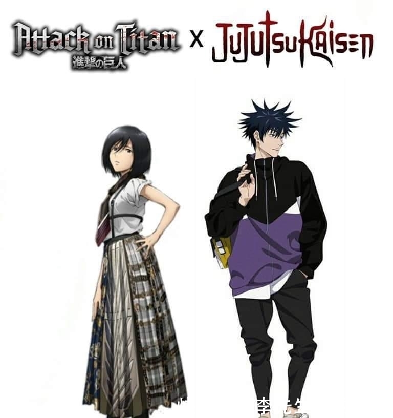 伏黑惠|《咒术回战》和《进击的巨人》，五条悟气场满满，利威尔身高亮了