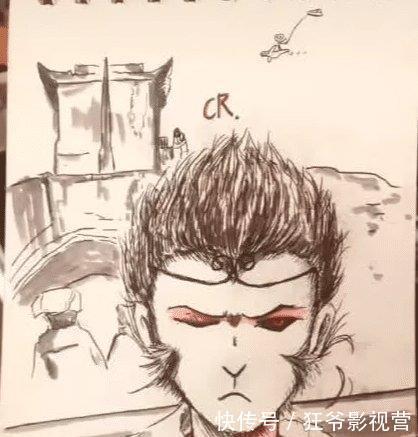 孙悟空#美术生被要求画孙悟空,被吐槽水平一般,看到成品灵魂画师!