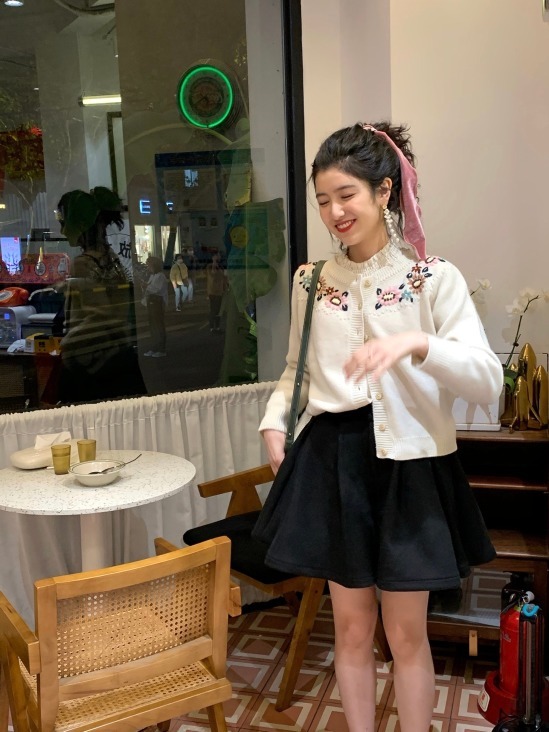 针织衫|秋冬甜美气质穿搭, 既美观又实用, 照穿就行