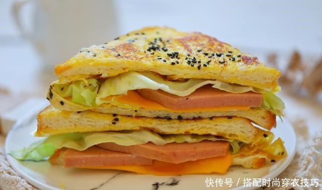 烤箱|元气满满的早餐,只需5分钟搞定,无需烤箱做法简单,营养百分百