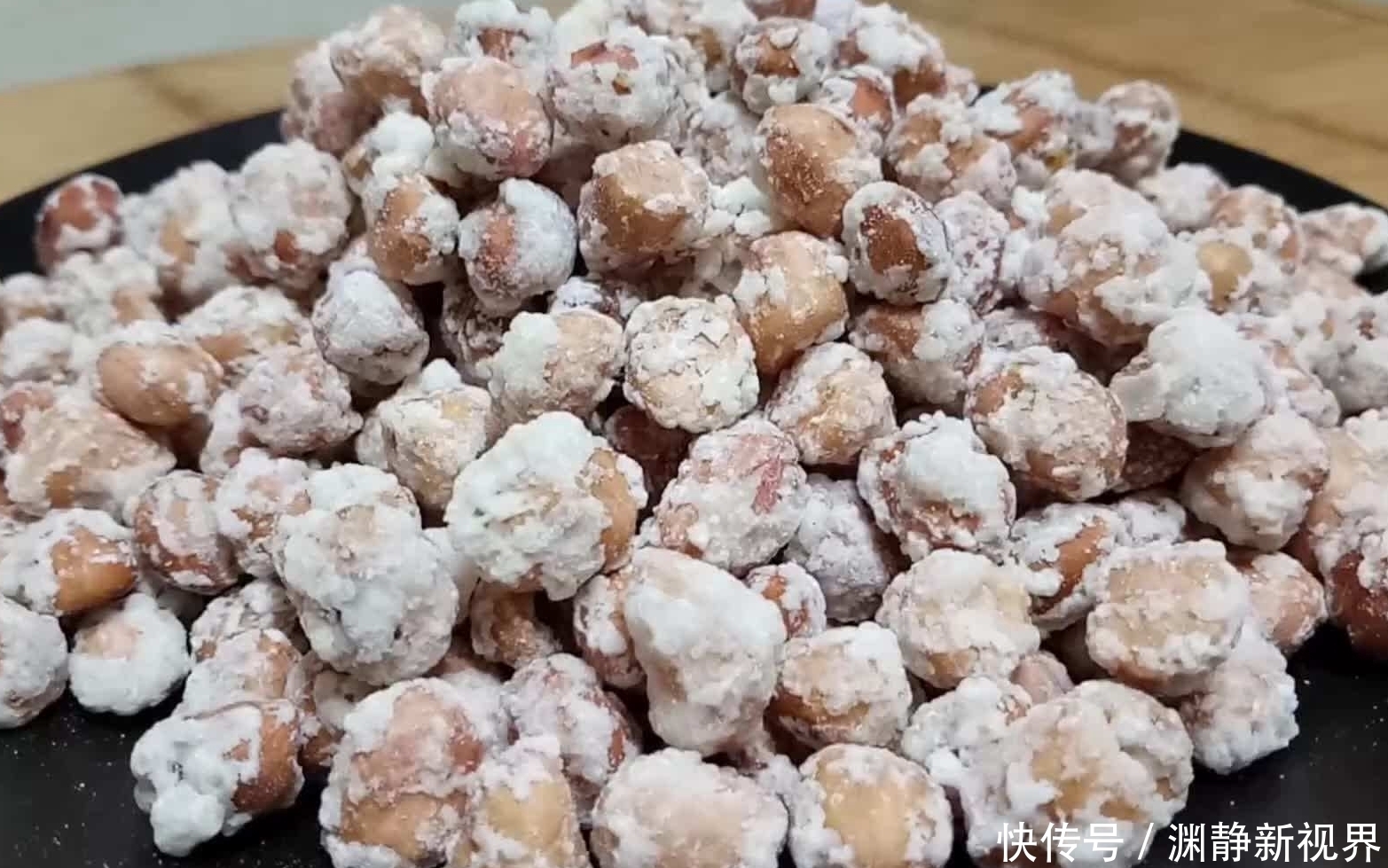 土豆淀粉|做挂霜花生时,不要直接加糖,做之前多加一步,花生香甜可口