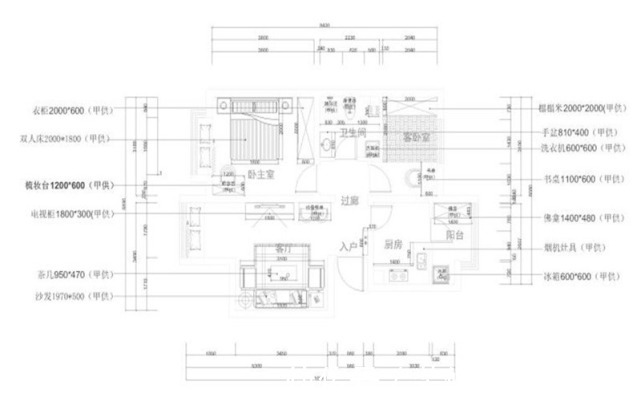 厨房|80平毛坯房整体装修,客厅的装扮太过抢眼,效果超亮