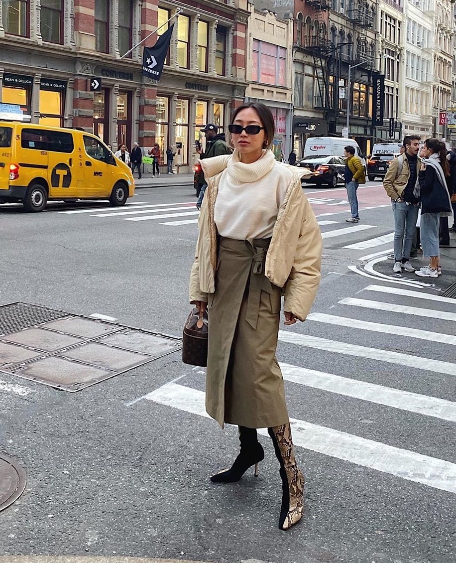 这个冬天,白色羽绒服火了!