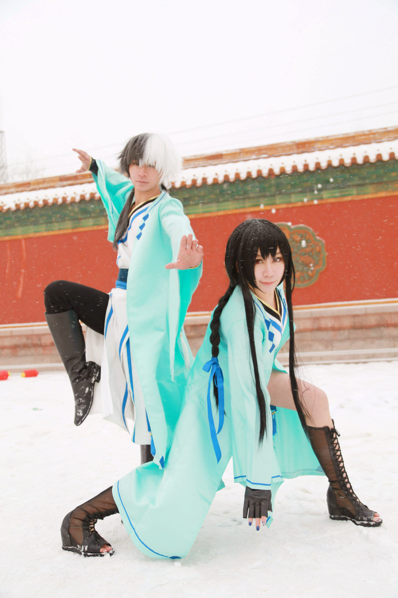 刀剑|刀剑春秋乐正龙牙&乐正绫cosplay