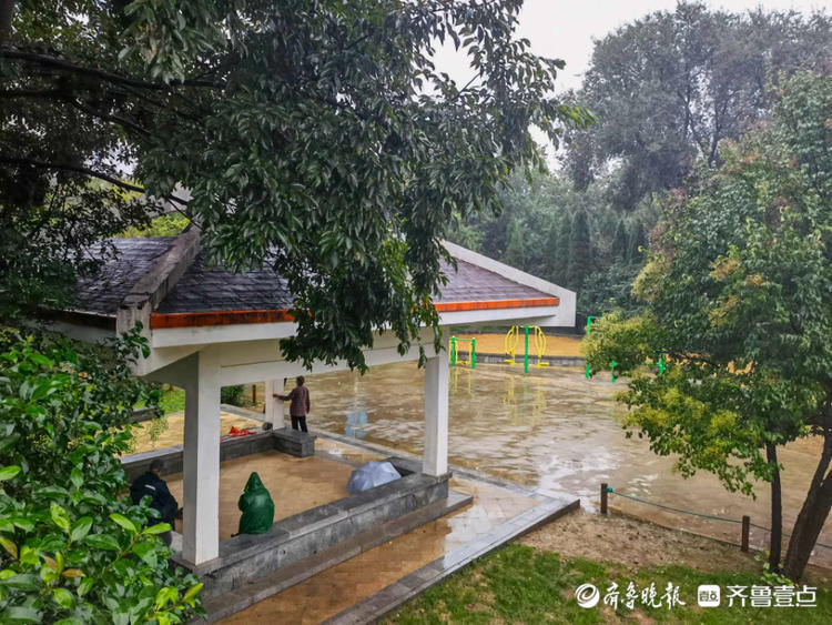 小雨淅沥不停，济南泉城公园美如丹青！雨中漫步悠闲舒适|情报站| 小雨