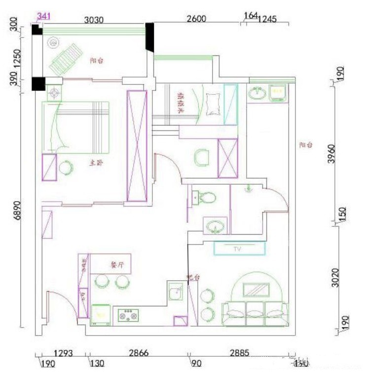 艾特格|卧室采光差怎么办学她家空间置换，居住舒适度大大提升