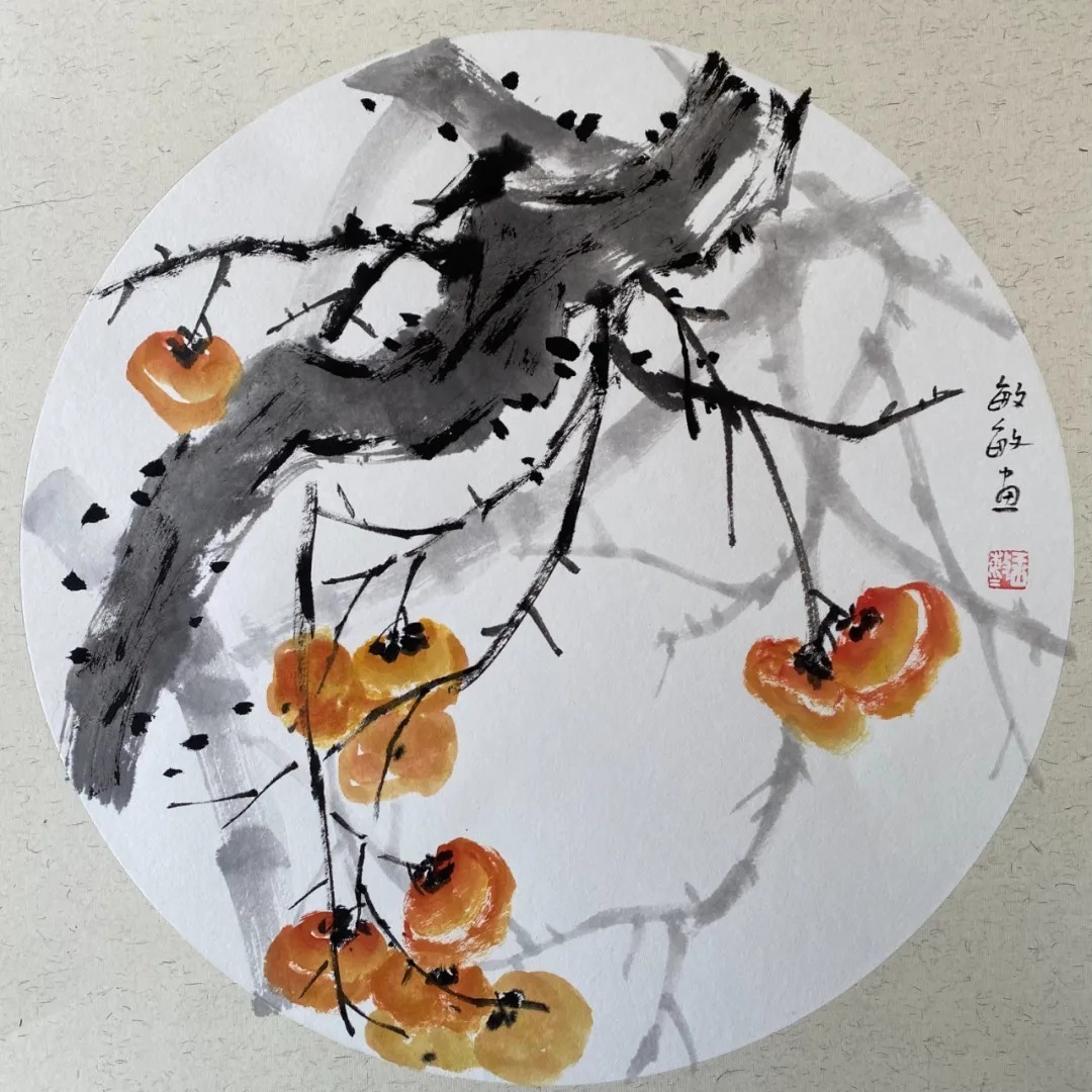 蔡玲!《书画南北方》一一《写意生活艺术组合》迎春中国画小品展