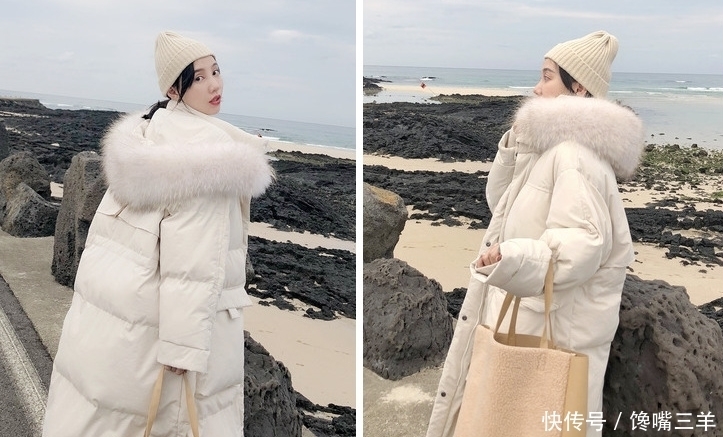 怕冷|怕冷的小仙女建议这么穿,羽绒服保暖又好看,美美过冬天!