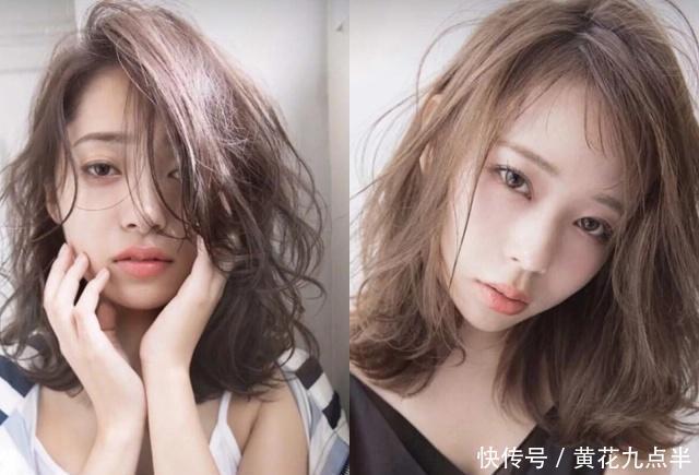 脸大|2021年流行的“肩上烫”发型,适合脸大的女生,非常显脸小!