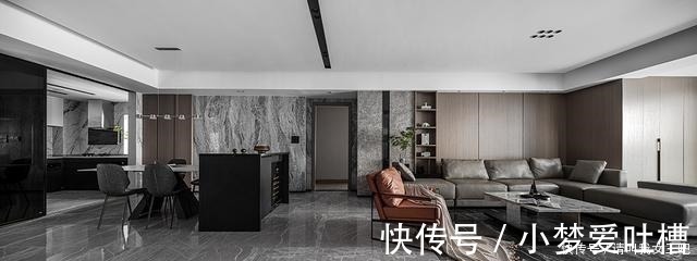 现代|180㎡大平层，现代简约+无主灯设计，客餐厅精致有格调！