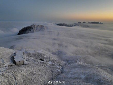 日出云海|雪后初霁 武功山邂逅日出云海