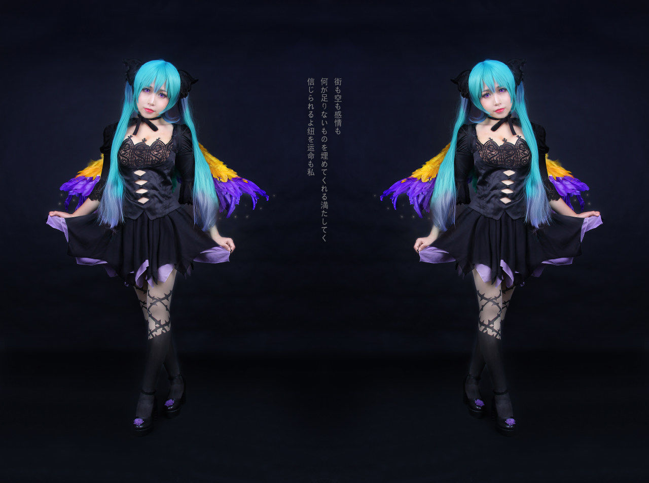 消灭都市手游联动初音未来cosplay