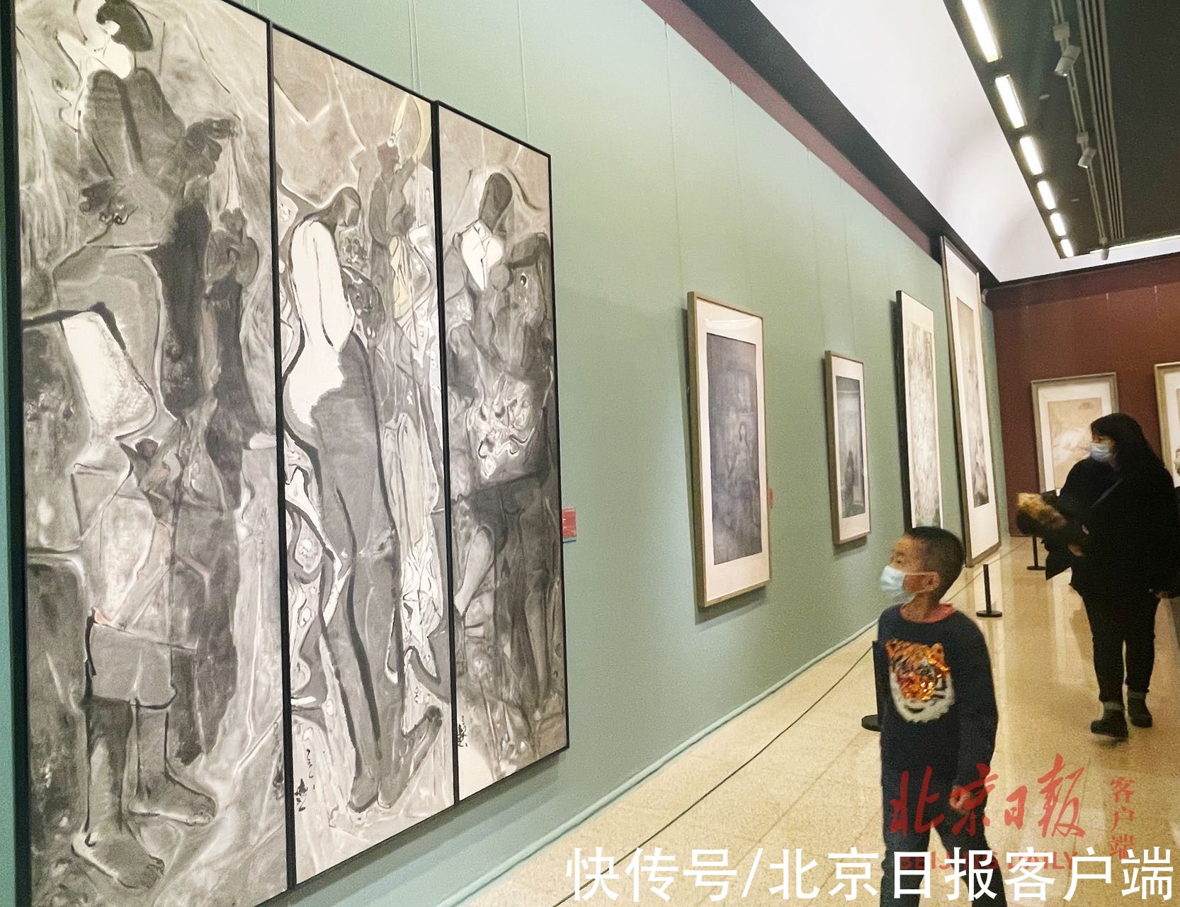 吴为山$道同艺合，11位中国画艺术家作品展亮相中国美术馆