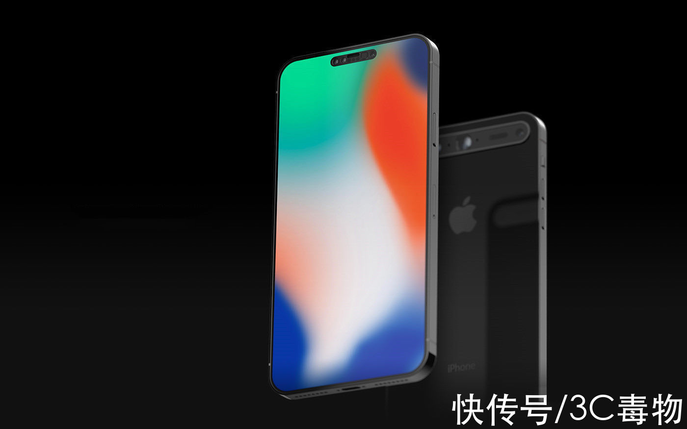 模块|iPhone14Pro渲染图：前后5枚相机镜头，再次收割果粉的“血汗钱”