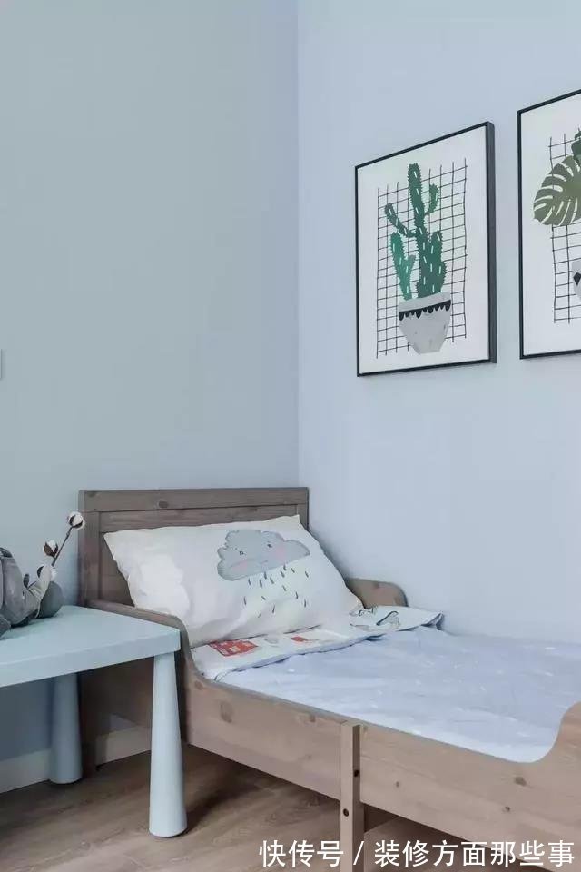 客厅|115平地中海三居室,蓝白分明,更显清爽