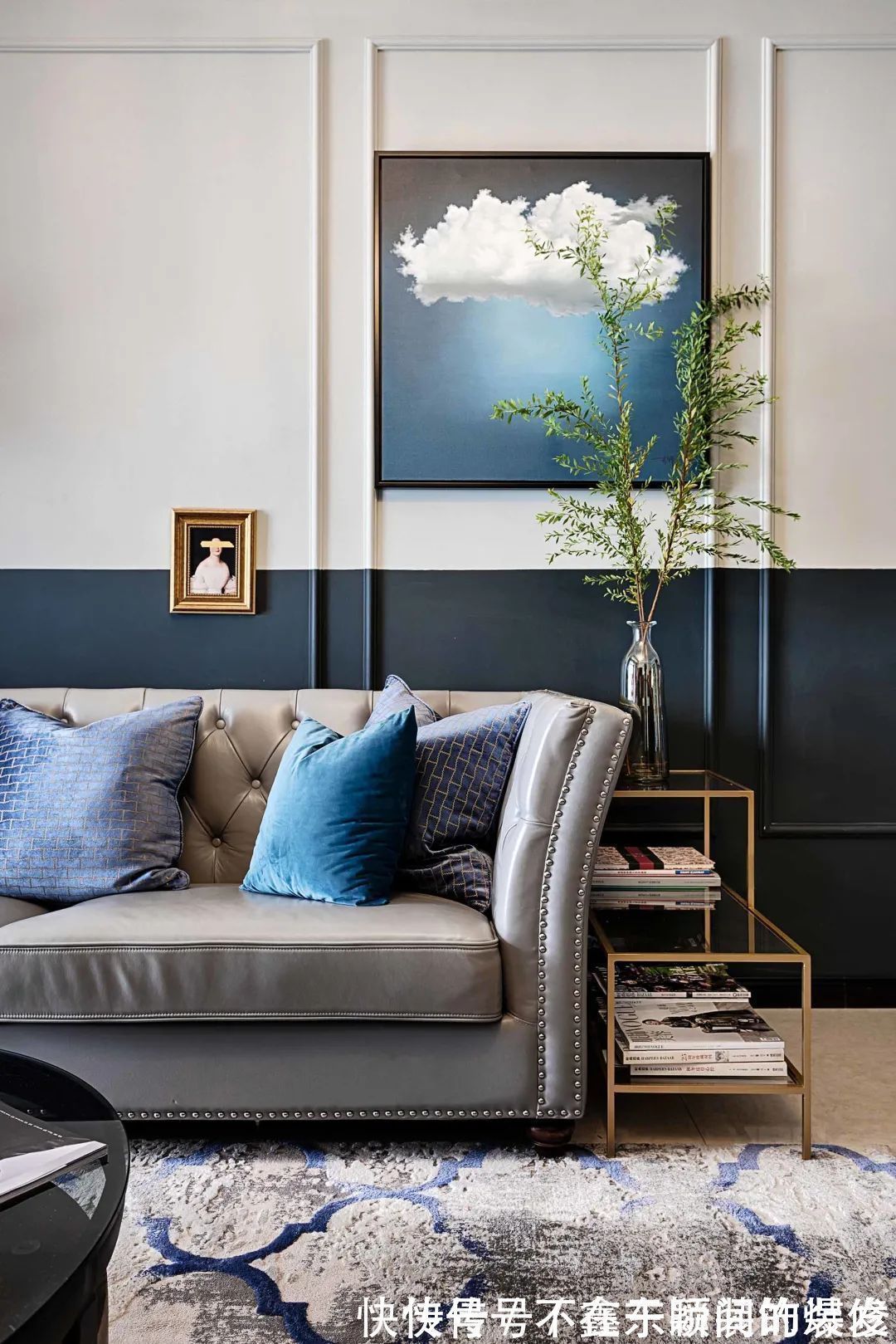 高级感|85㎡美式轻奢,独特的风格,大胆的配色,彰显华丽优雅的高级感!