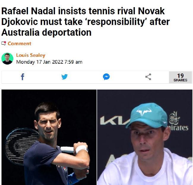 克耶高斯|頂尖球員都不愿發(fā)聲!納達(dá)爾第三次被問(wèn)德約:我真的厭倦這個(gè)話題