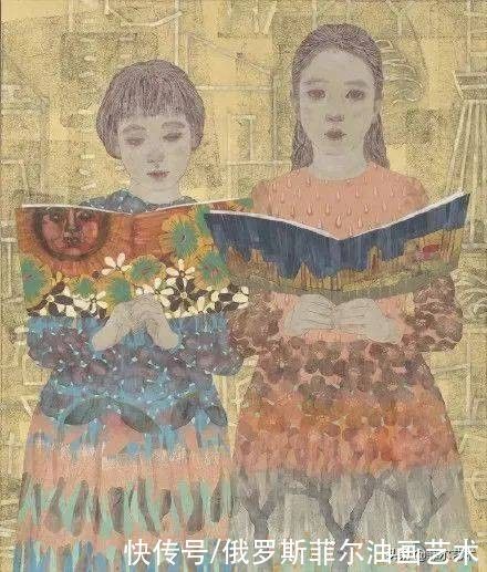 敦煌莫高窟|日本最优秀的青年女岩彩画家,她的作品太美了