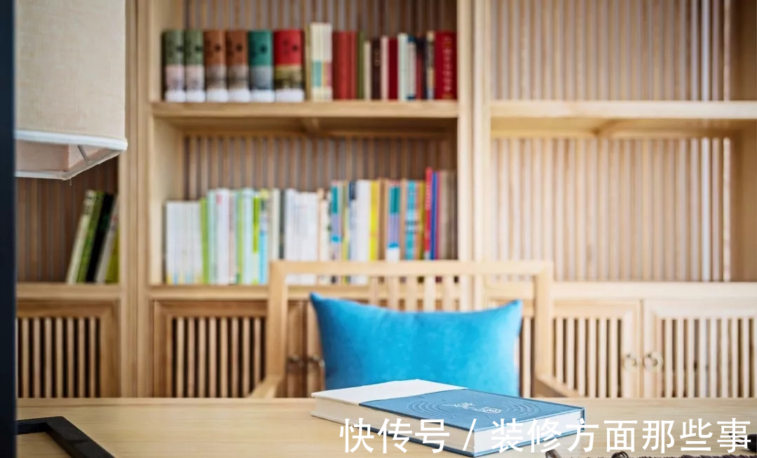 四居室|135平中式四居室,悬浮式极简的电视背景墙很时尚