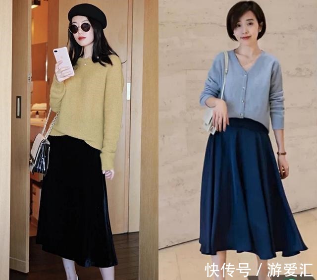 针织衫 40岁后避免做“油腻阿姨”,就在穿搭上做减法,减龄又显气质!