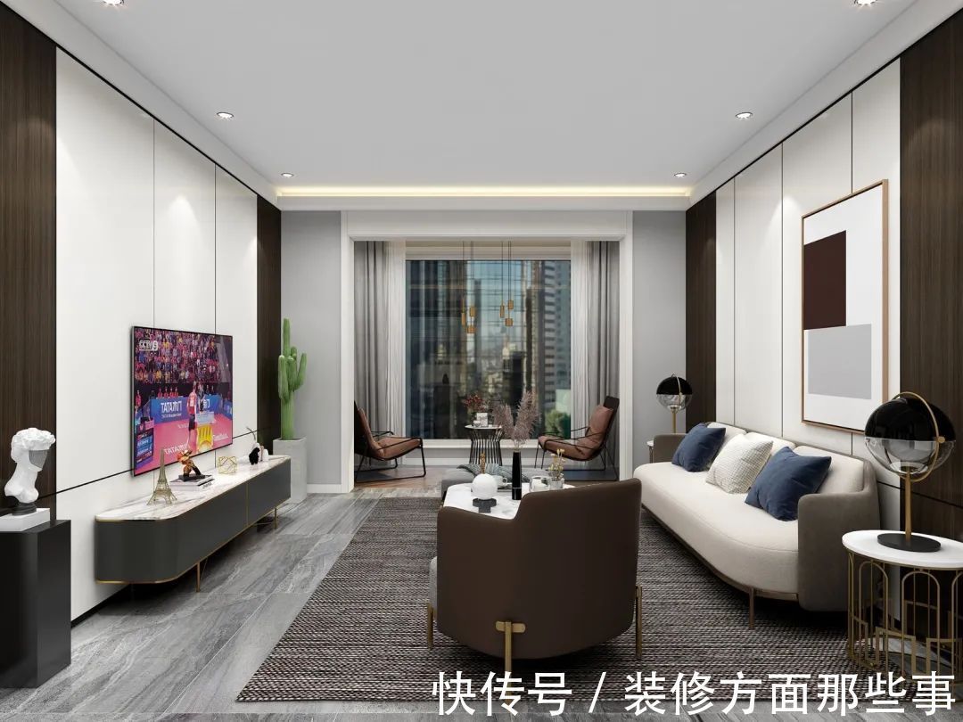 电视背景墙|拯救客厅空间格局,电视柜这样设计,撑起家居颜值半边天!