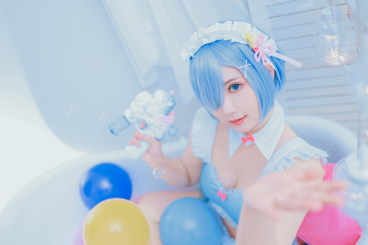 蕾姆|蕾姆·泳装手办cosplay