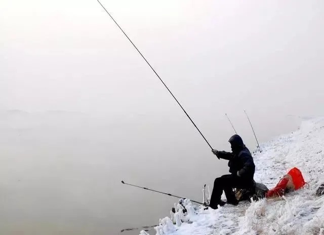 冬天|冬季钓鱼讲究人找鱼,学会这样选点打窝,让你狂钓大板鲫