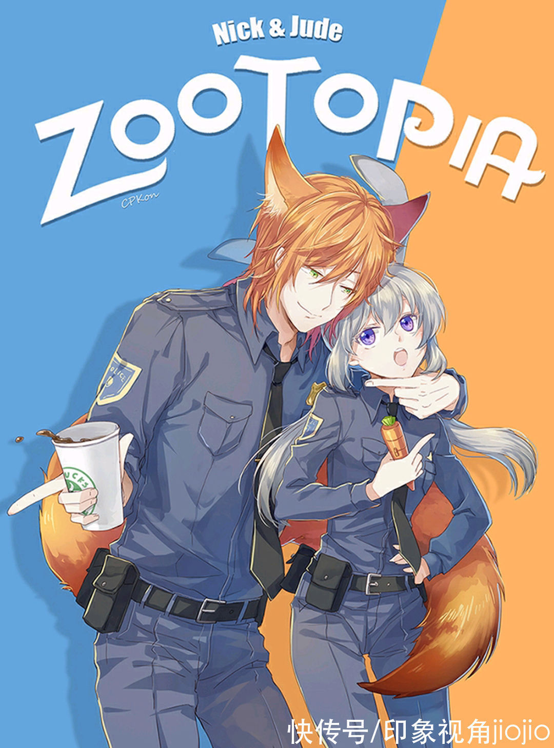 cpkon#擅长画cp同人插画的绘师,作品风格清新唯美