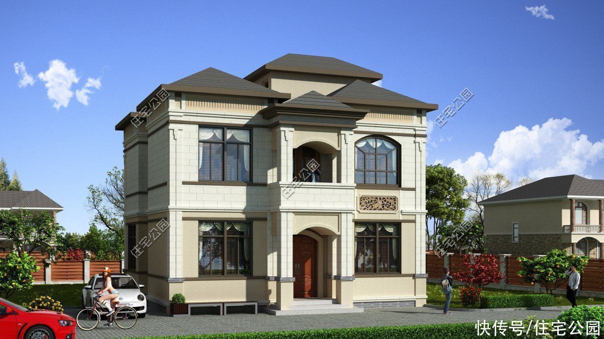 图纸|10套小户型农村别墅图纸，第6第7套建的人最多，最后一套颜值最高