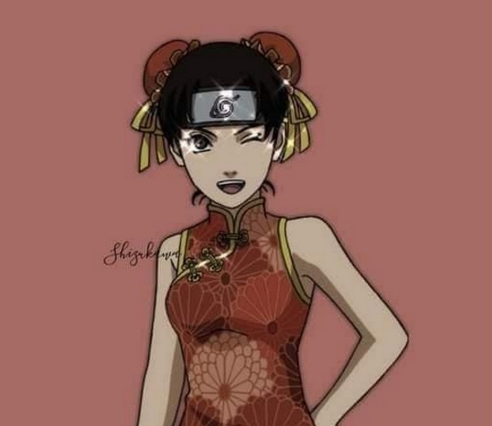 贵妇|当火影中的女角色穿上旗袍,小樱宛如贵妇,看到纲手果然没有失望