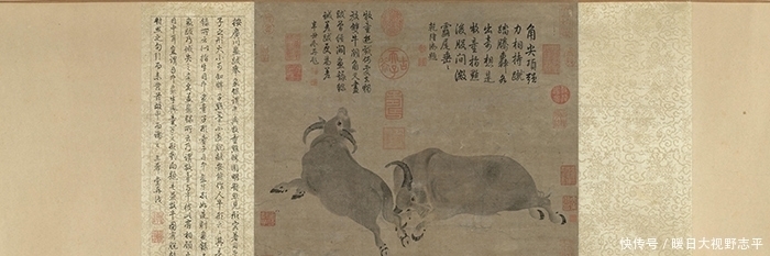 来跟我一起纸上谈牛,欣赏古人笔下牛的形象,显得那么生动
