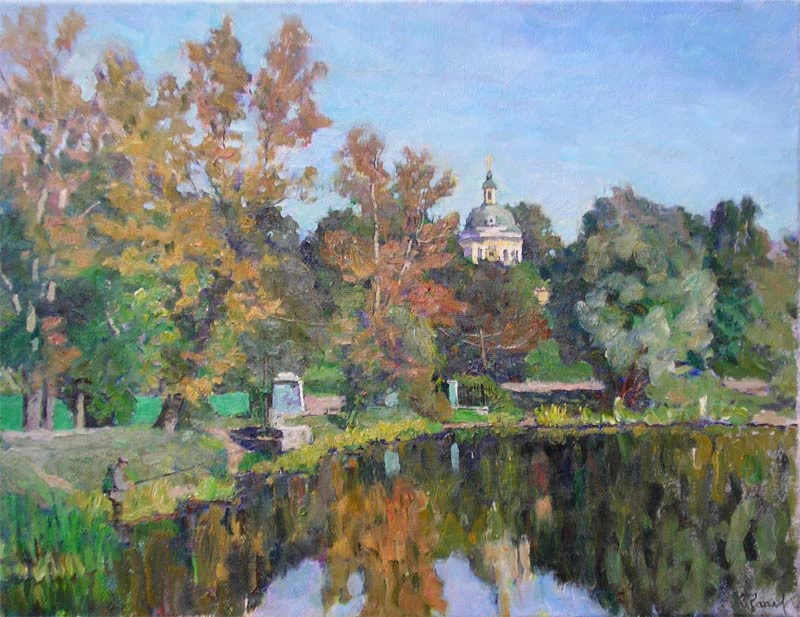 美术学院&俄罗斯艺术家谢尔盖恰布里金风景油画作品