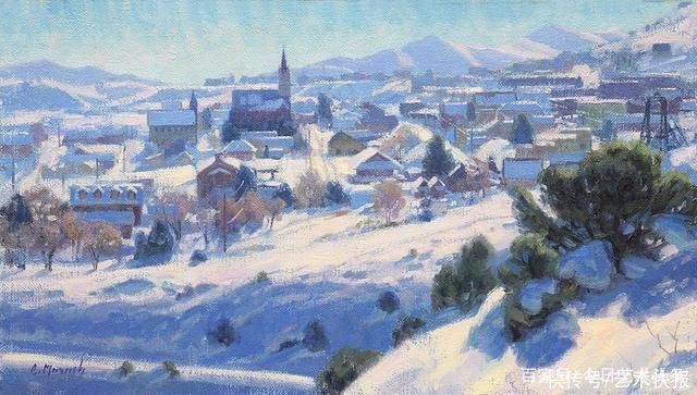 绘画@美国现实主义画家查尔斯穆恩奇油画作品欣赏