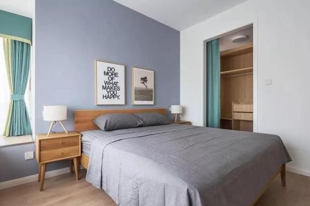 次卧|95平米小三房,简约北欧风格,入住久了,越住越舒服