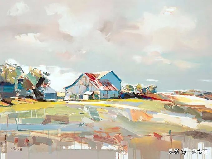 科特&他的绘画是光与色的交响乐,充满着前卫和时尚