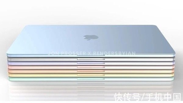 渲染图|2022款MacBook Air渲染图曝光：外观大变 配色看花了