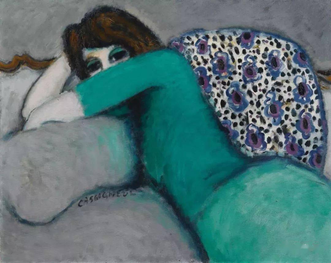 野兽主义#皮埃尔·卡西尼尔:领略野兽主义奔放节奏和表现主义浓烈意蕴油画作品