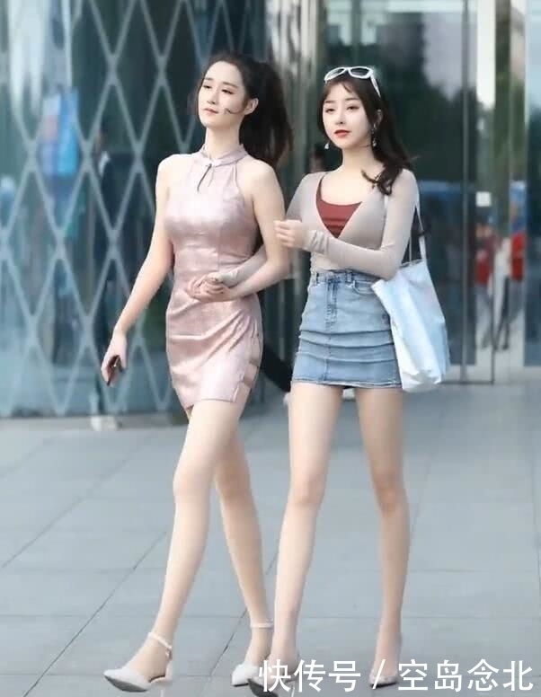 高跟鞋|街角的独特风尚,连衣裙VS半身裙哪个更美