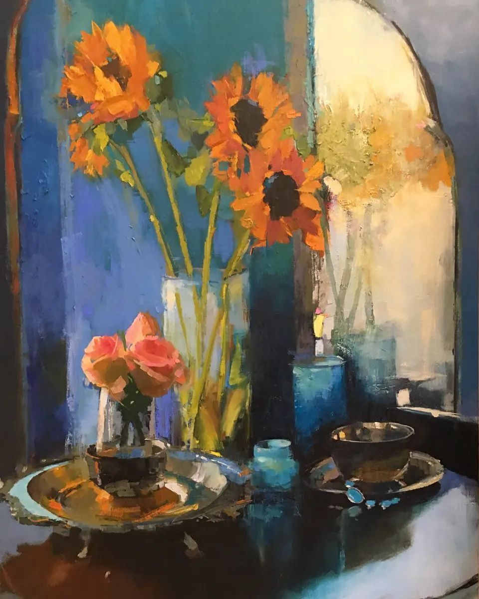 笔力独到,气势如虹,看看这二位的油画