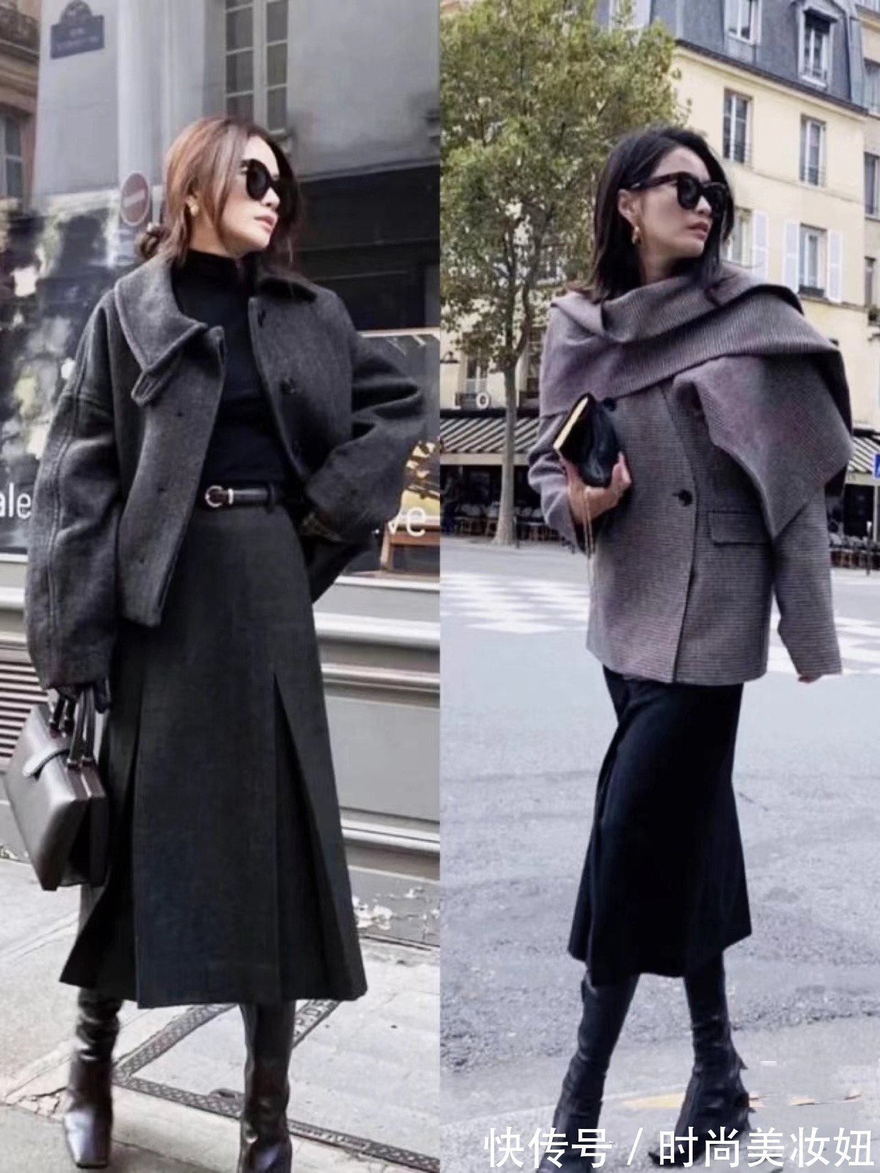 搭配|40岁女人冬季怎么穿更显贵？看她的搭配，高级体面不说还保暖
