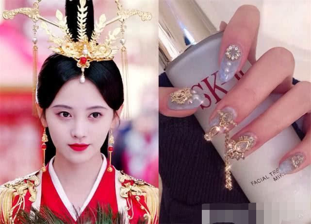 侵略性|同是古装美甲,忍了招摇,忍了锦觅,却被最后一个迷倒了