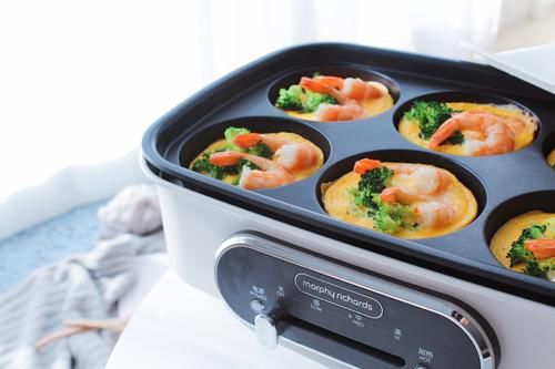 早餐|10分钟做好早餐，不用面粉，做虾肉鸡蛋蔬菜堡，营养美味又好吃