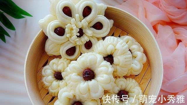 用一根筷子就能完成的枣花馒头，做法真简单，寓意吉祥又美好！