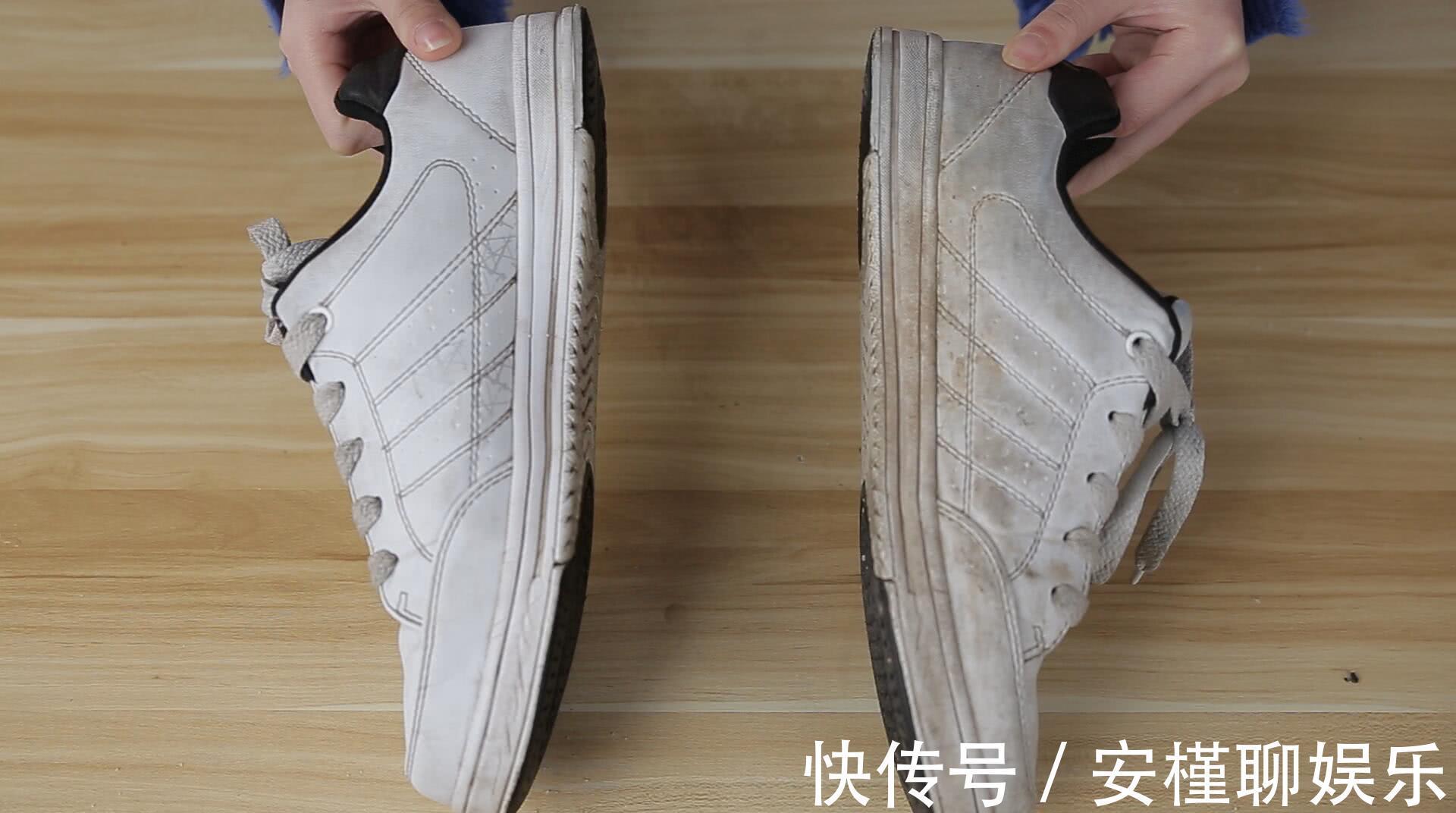 白鞋子脏了怎么洗鞋店老板教我个方法，多脏的鞋子都洁白如新