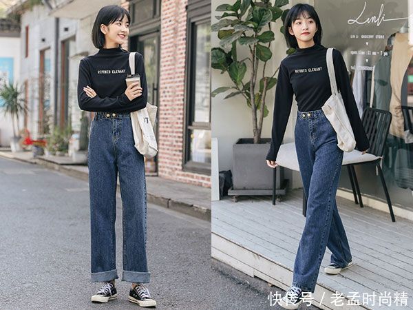 冬季经典的牛仔裤,随便一条就能轻轻松松时髦范儿